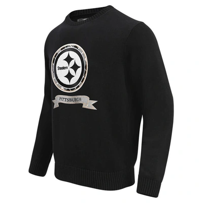 Shop Pro Standard Black Pittsburgh Steelers Prep Knit Sweater