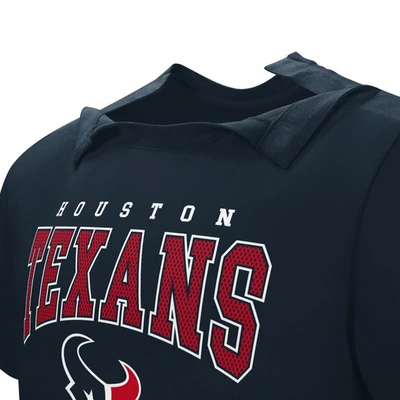 Shop Nfl Navy Houston Texans Home Team Adaptive T-shirt