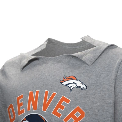 Shop Nfl Gray Denver Broncos Tackle Adaptive T-shirt