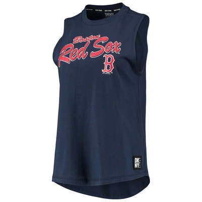 Shop Dkny Sport Navy Boston Red Sox Marcie Tank Top