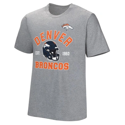 Shop Nfl Gray Denver Broncos Tackle Adaptive T-shirt