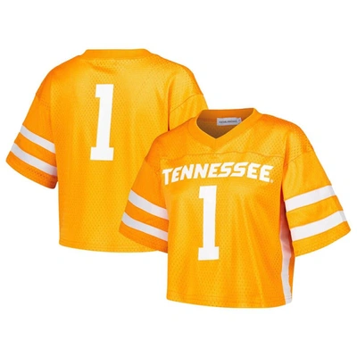 Shop Established & Co. Tennessee Orange Tennessee Volunteers Fashion Boxy Cropped Football Jersey