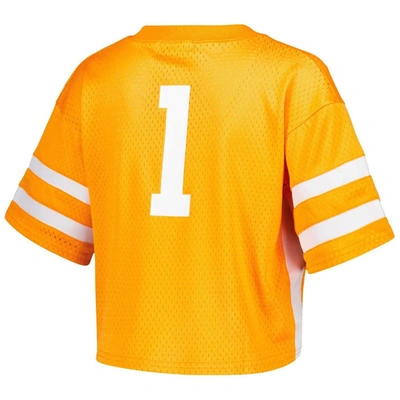 Shop Established & Co. Tennessee Orange Tennessee Volunteers Fashion Boxy Cropped Football Jersey
