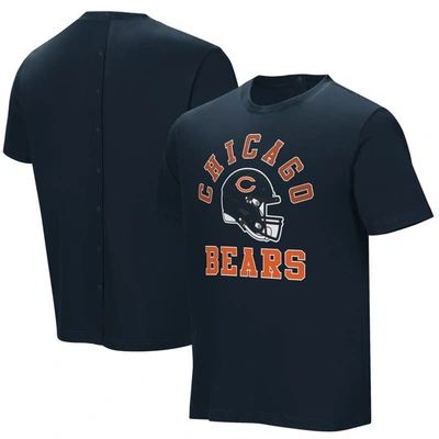 Shop Nfl Navy Chicago Bears Field Goal Assisted T-shirt