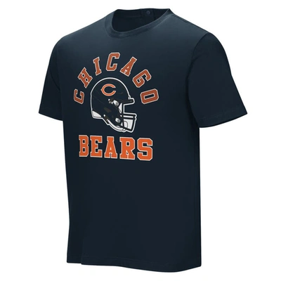 Shop Nfl Navy Chicago Bears Field Goal Assisted T-shirt