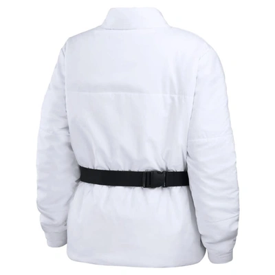Shop Wear By Erin Andrews White New Orleans Saints Packaway Full-zip Puffer Jacket