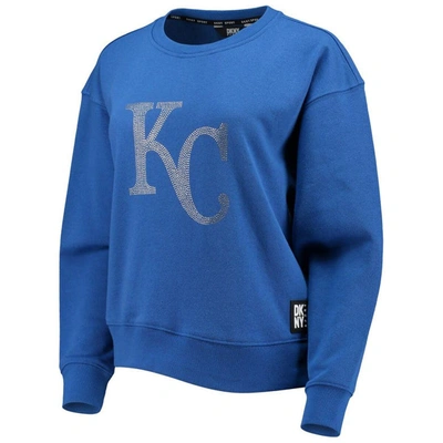 Shop Dkny Sport Royal Kansas City Royals Carrie Pullover Sweatshirt