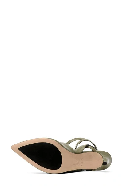 Anthony Veer Ava Wrap Ankle Strap Pump In Sea Wood