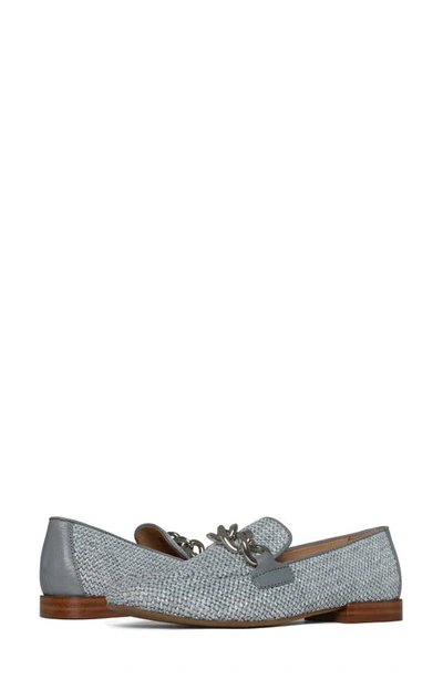 Shop Donald Pliner Bethany Chain Loafer In Denim