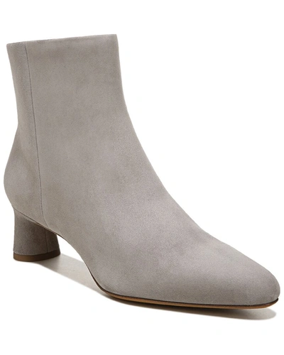Shop Vince Hilda Leather Bootie In Grey