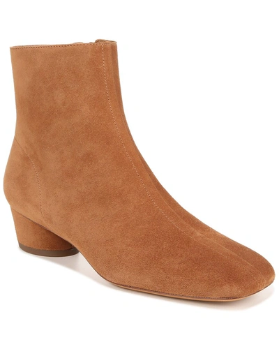 Shop Vince Ravenna Leather Bootie In Brown