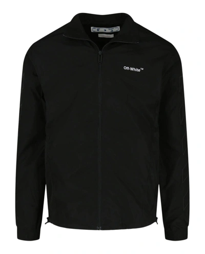 Shop Off-white Diag Outline Tracktop In Black