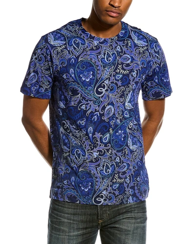 Shop Robert Graham T-shirt In Blue