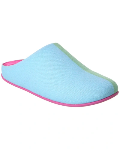 Shop Fitflop Chrissie Canvas Slipper In Blue