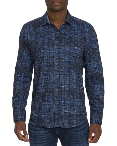 Shop Robert Graham Anomaly Woven Shirt In Blue