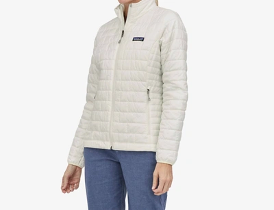Shop Patagonia Nano Puff Jacket In Birch White In Multi