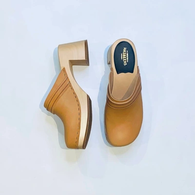 Shop Swedish Hasbeens Dagny Clog In Nature In Multi