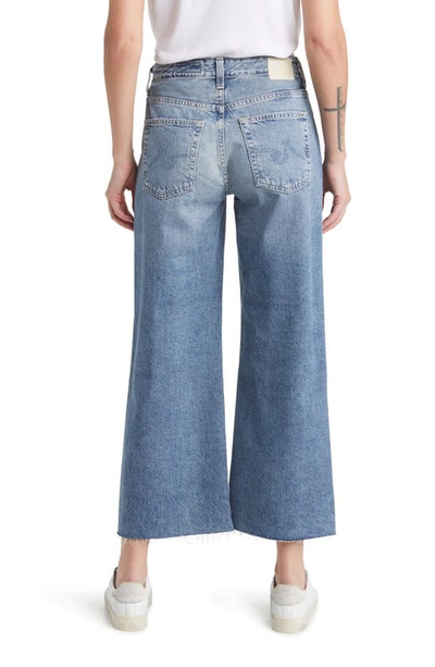 Shop Ag Saige High Waist Ankle Wide Leg Jeans In Rival