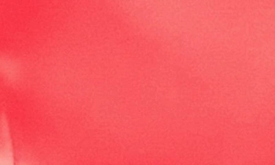 Endless Rose Satin Strapless Curved Top In Red In Red