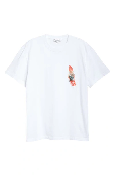 Shop Jw Anderson Gnome Graphic T-shirt In White
