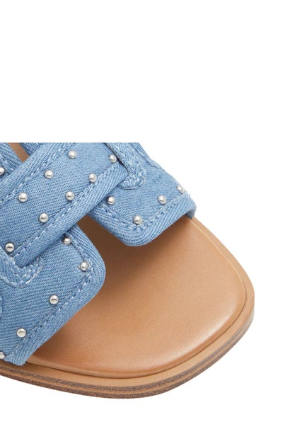 Shop Aldo Elenaa Slide Sandal In Bright Blue