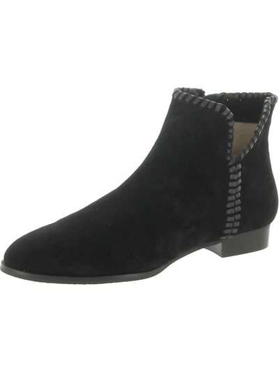 Shop Jack Rogers Raegan Womens Suede Casual Ankle Boots In Black
