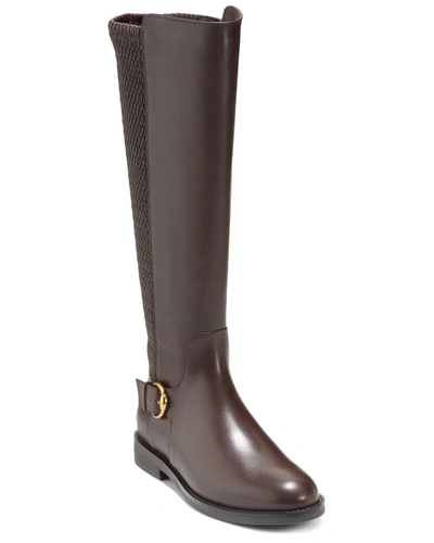 Shop Cole Haan Clover Stretch Leather Boot In Brown