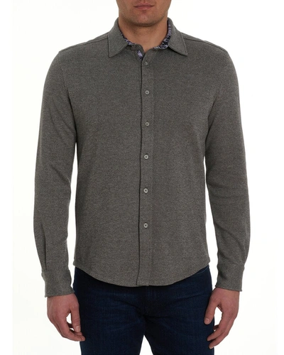 Shop Robert Graham Elkins Knit Shirt In Grey