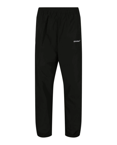 Shop Off-white Diag Outline Trackpant In Black
