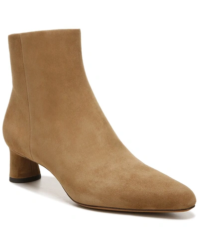 Shop Vince Hilda Leather Bootie In Brown