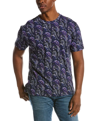 Shop Robert Graham Pallas T-shirt In Purple