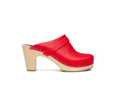 Shop Swedish Hasbeens Slip In Classic In Red