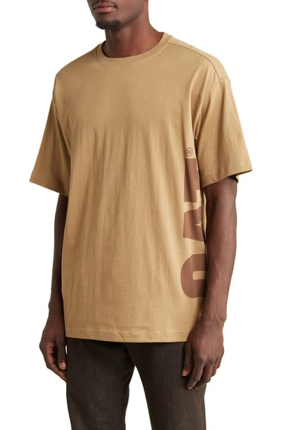 Shop Cat Wwr Oversize Wrap Print T-shirt In Kelp