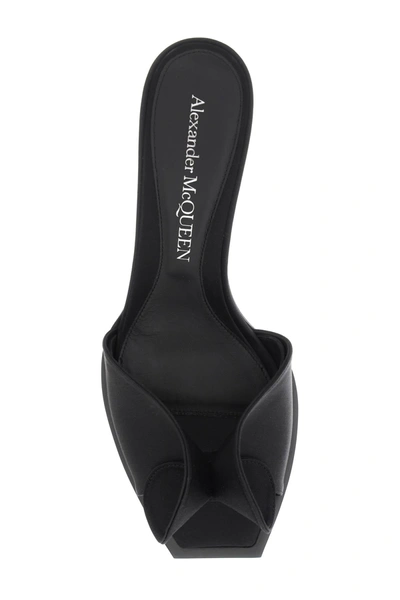 Shop Alexander Mcqueen Mules With Silk Detail Women In Black