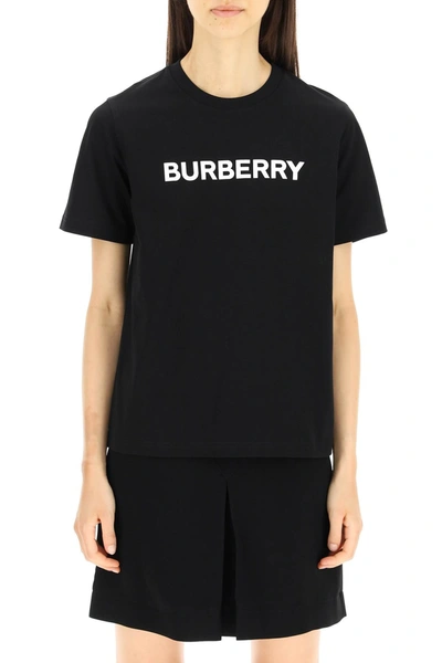 Shop Burberry T-shirt With Logo Print Women In Black