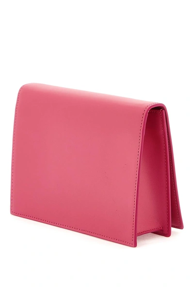 Shop Dolce & Gabbana Leather Crossbody Bag Women In Pink