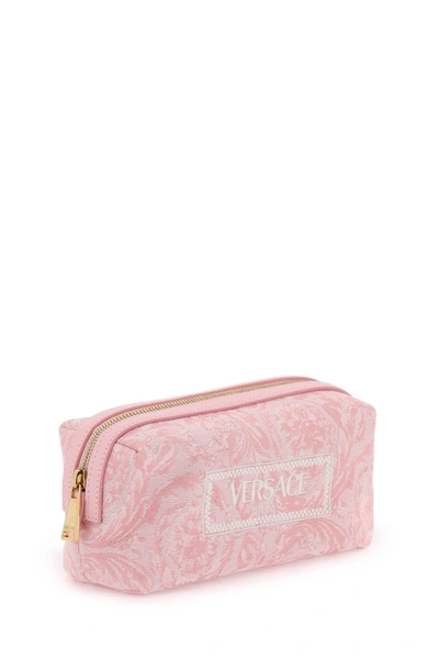 Shop Versace Barocco Vanity Case Women In Pink