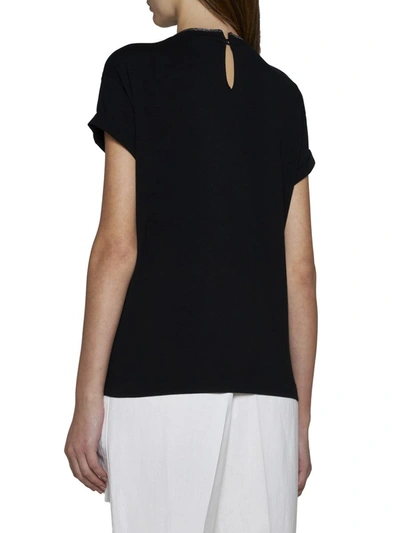 Shop Brunello Cucinelli T-shirts And Polos In Black