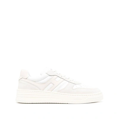 Shop Hogan Sneakers In White/grey