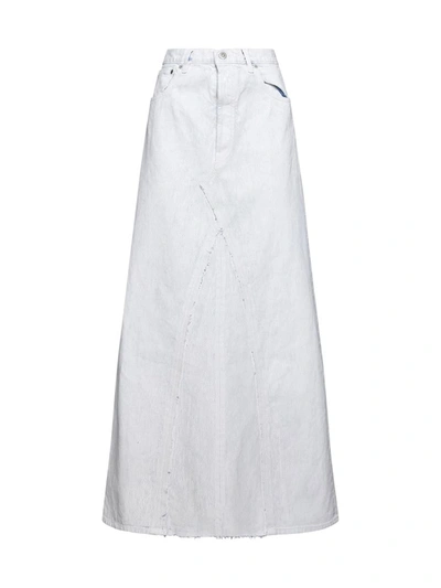 Shop Maison Margiela Skirts In White Paint