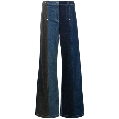 Shop Moschino Jeans Pants In Blue