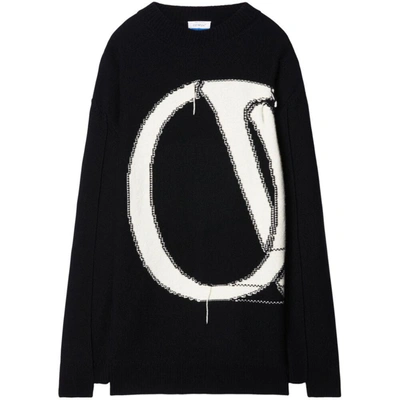 Shop Off-white Sweaters In Black/white