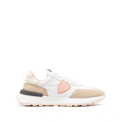 Shop Philippe Model Sneakers In Pink/neutrals