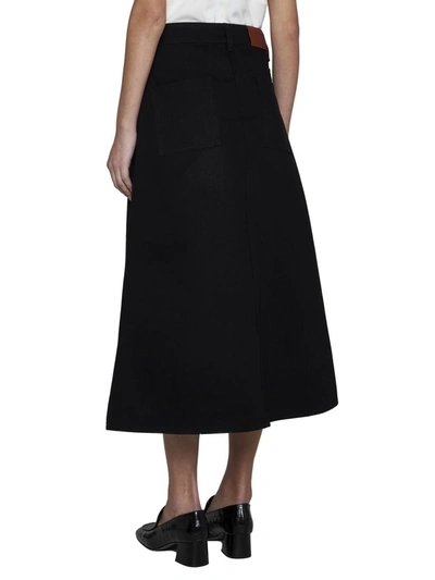 Shop Studio Nicholson Skirts In Black