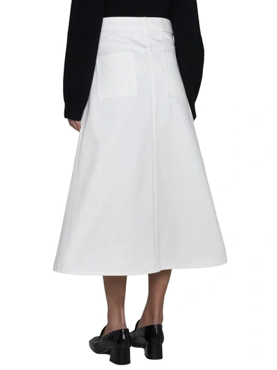 Shop Studio Nicholson Skirts In White