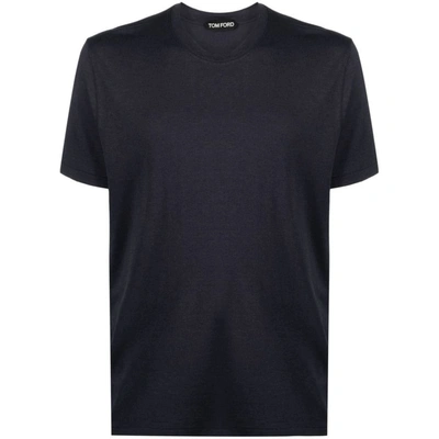 Shop Tom Ford T-shirts In Blue