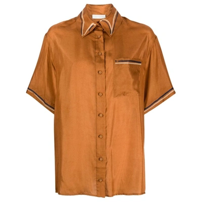 Shop Zimmermann Shirts In Orange