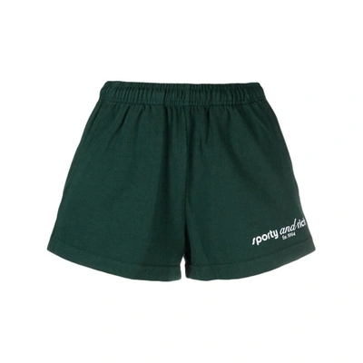 Shop Sporty And Rich Sporty & Rich Shorts In Green