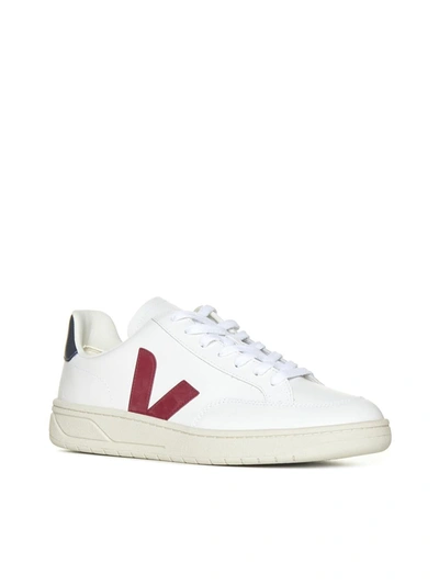 Shop Veja Sneakers In Extra White Marsala Nautico