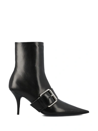 Shop Balenciaga Boots In Black / Silver
